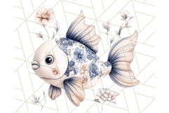 Blue Floral Stuffed Animal Clipart PNG, Cute Stuffed Animals Product Image 2