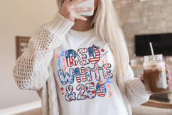 Red White&amp; 250 PNG T-Shirt|4th of July PNG Sublimation Desig Product Image 4
