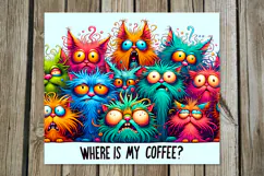 Morning animals | 4 skinny tumbler Sublimation designs PL2 Product Image 2
