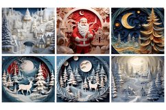 3D Christmas Tumbler Wrap | Christmas | Christmas Ornament Product Image 6