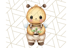 Adorable Bee Clipart PNG, Cute Bees and Accessories PNG Product Image 2