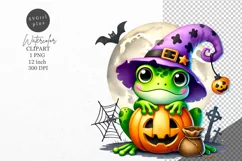 Halloween clipart, Frog clipart, Autumn clipart Product Image 1