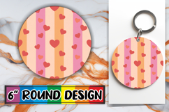 Cozy Circle Designs for Cars PNG, Valentine's Pattern Product Image 1