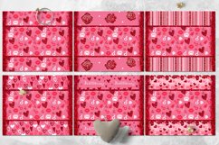 Valentine sublimation | Skinny tumbler glitter design bundle Product Image 6