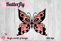 Butterfly beautiful and high quality detail for paper craft Product Image 2