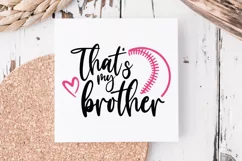 Softball brother svg, softball shirt svg, softball svg Product Image 5