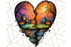 Enchanted Graveyard Halloween PNG Clipart Product Image 2