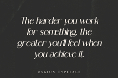 Ragion | Sans Serif Font Product Image 6