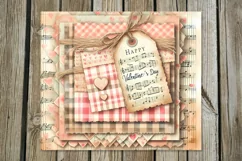 Valentine shabby chic | 4 love Skinny tumbler sublimation P2 Product Image 2