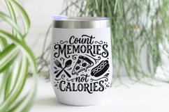Count Memories Not Calories Svg, Farmhouse Kitchen Svg. Product Image 7