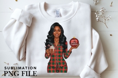 Christmas motivational women png design for T-shirts Product Image 3