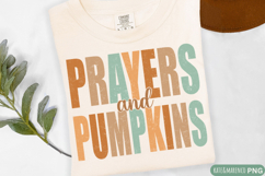 Prayers And Pumpkins PNG | Christian Fall PNG Product Image 1
