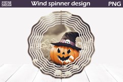 3D Pumpkin Wind Spinner | Wind Spinner Halloween Product Image 1