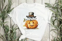 Cartoon Fruits Pumpkin Watercolor Sublimation Product Image 2
