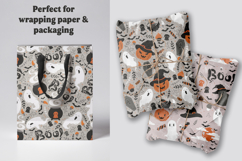 Seamless Halloween Digital Papers set, Cute Pattern Design Product Image 6