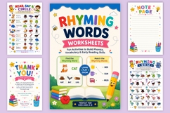 Rhyming Words Worksheets Product Image 6