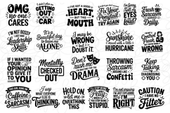 Mega Sarcastic SVG Bundle 22 Designs Product Image 2