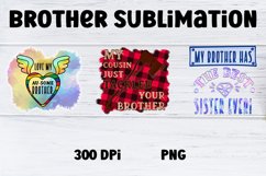 Brother Quotes Sublimation | T-Shirt Design | Brother PNG Product Image 7