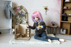 Miniature room box corner download vector file laser cut dol Product Image 6