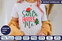 Santa Hates Me SVG Cut File Product Image 3