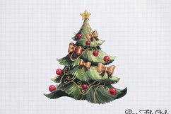 Vintage Christmas Retro Clipart PNG Product Image 1