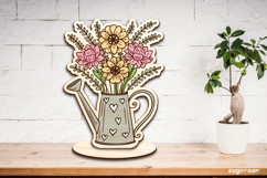 Mother&#039;s Day Pop Up Card Laser Cut | Glowforge | SVG Product Image 4