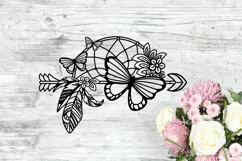 Butterfly SVG Arrow | Boho SVG Arrow | Floral Tribal SVG Product Image 8
