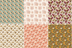 Autumn Seamless Digital Paper,Cozy Fall Pumpkin Leaf Pattern Product Image 6