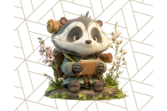 Tiny Explorers Clipart PNG, Animal Adventure PNG Product Image 2
