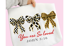 You Are So Loved PNG, Oh How He Loves Us PNG, Valentine PNG Product Image 1