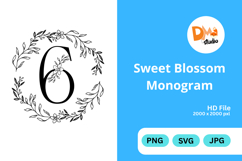 Sweet Blossom Monogram Product Image 1