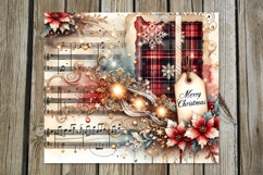 Vintage Christmas | 4 xmas Sublimation Tumbler Designs P2 Product Image 2
