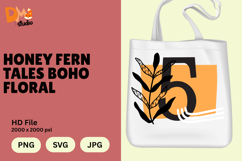 Honey Fern Tales Boho Floral Monogram Product Image 1