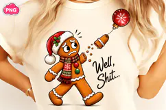 Well Shit Funny Christmas PNG, Trending Christmas PNG Product Image 2