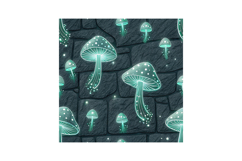 Neon Goblincore Seamless Pattern, Digital Paper Product Image 6