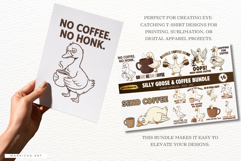 Silly Goose Drink Coffee Shirt Png Bundle Product Image 6