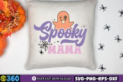 Spooky mama SVG, Halloween Door Sign SVG Product Image 3