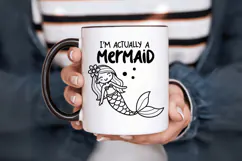 I'm actually a mermaid SVG Design, Mermaid SVG Design Product Image 2
