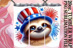 SERENE MOMENTS 20oz TUMBLER WRAP, USA Animals Product Image 1