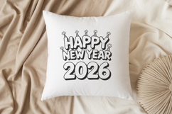 2026 Happy New Year svg Bundle, happy new year png Product Image 6