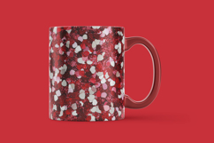 32 Red Glitter Confetti Digital Paper Product Image 3