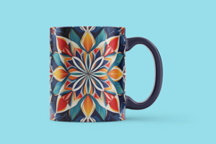 Colorful Mandala Art Digital Paper Product Image 2