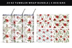 Christmas 20oz Tumbler Wrap | Sublimation PNG Bundle Product Image 6