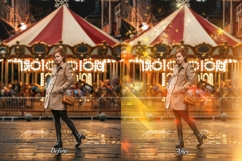 50 Christmas Star Light Overlays Product Image 6