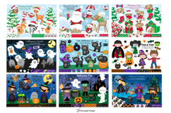 Whole Shop Bundle - OVER 2900 ITEMS - Clipart - Svg - Papers Product Image 6