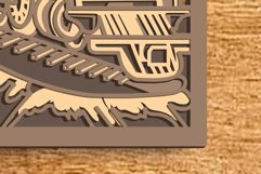 Train multilayer SVG/ Train cut file/ 3D layered mandala svg Product Image 9