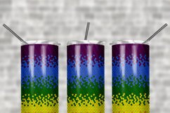6 Color Rainbow Ombre SS16 30oz Rhinestone Pattern Product Image 3