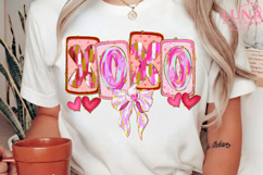 Brushstroke Valentines XOXO PNG, Trendy Valentine's Day Png Product Image 2