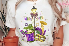 Mardi Gras PNG, Preppy Mardi Gras Y'all Png Product Image 1