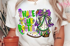 Shake Your Bootie Png, Preppy Mardi Gras Png, Brushstroke Product Image 2